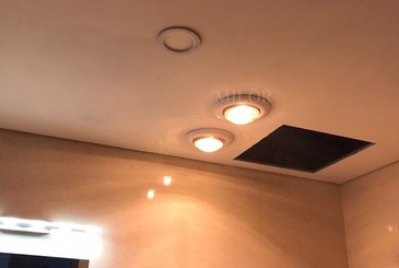 Đèn sưởi 1 bóng âm trần cho nhà tắm không gian sống lý tưởng