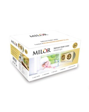 Đèn sưởi hồng ngoại 2 bóng Milor ML-8002