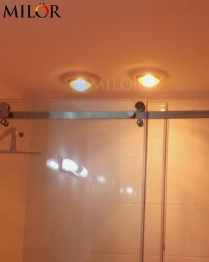Đèn sưởi 1 bóng âm trần cho nhà vệ sinh
